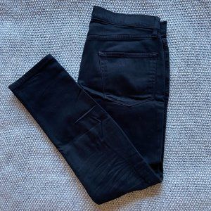 Topman 32x30 Stretch Skinny Black Jeans